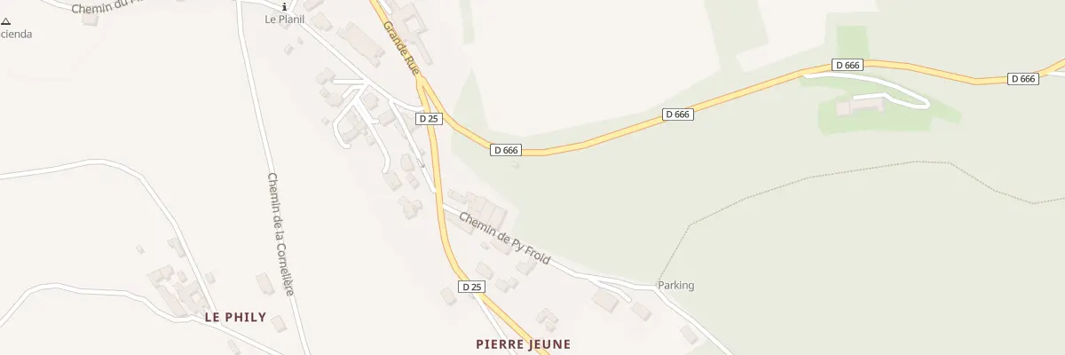 Plan du 51 Che de Py Froid à Yzeron