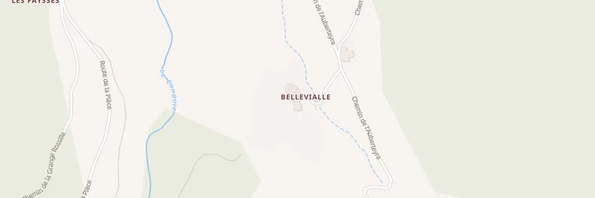 Plan du 97 Che de Bellevialle à Saint-Basile