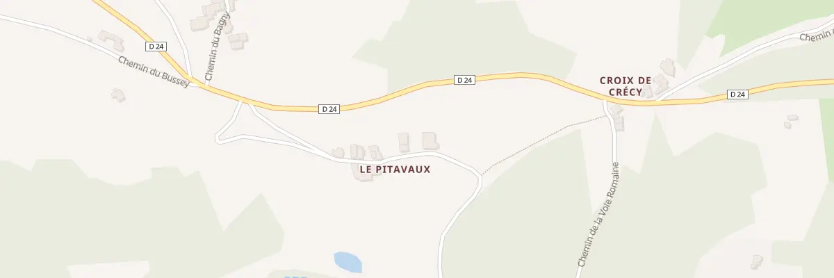 Plan du 307 Che du Soupat à Chevinay