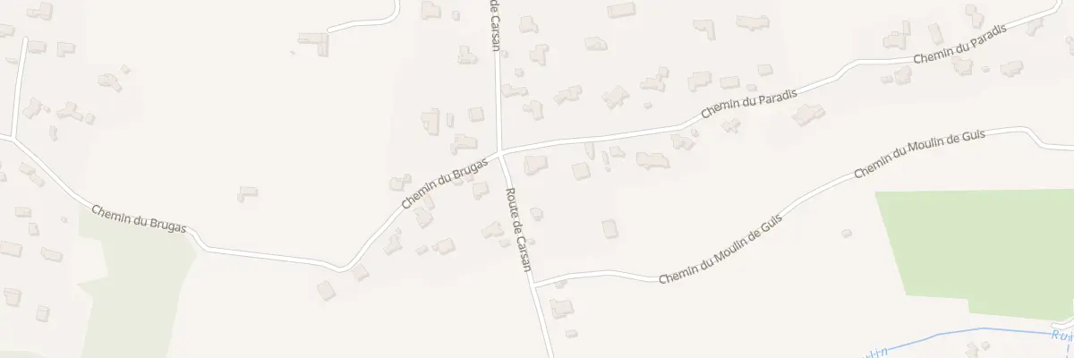 Plan du 5384 Rte de Carsan à Saint-Paulet-de-Caisson