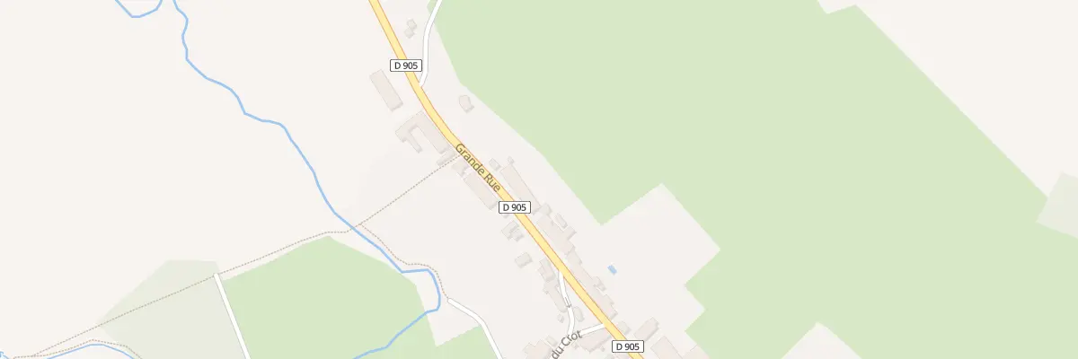 Plan du 68 Grande Rue à Grosbois-en-Montagne