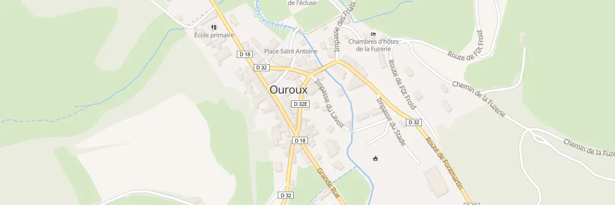 Plan du 60 Rue du Bourg à Deux-Grosnes