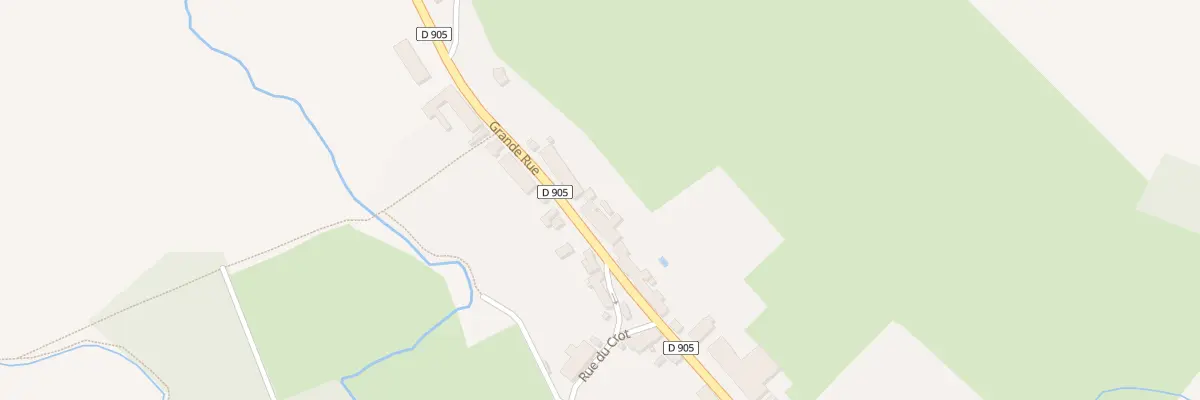 Plan du 62 Gr Grande Rue à Grosbois-en-Montagne