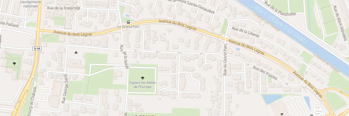 Plan du 19 Rue du Petit Parc à Vitry-le-François