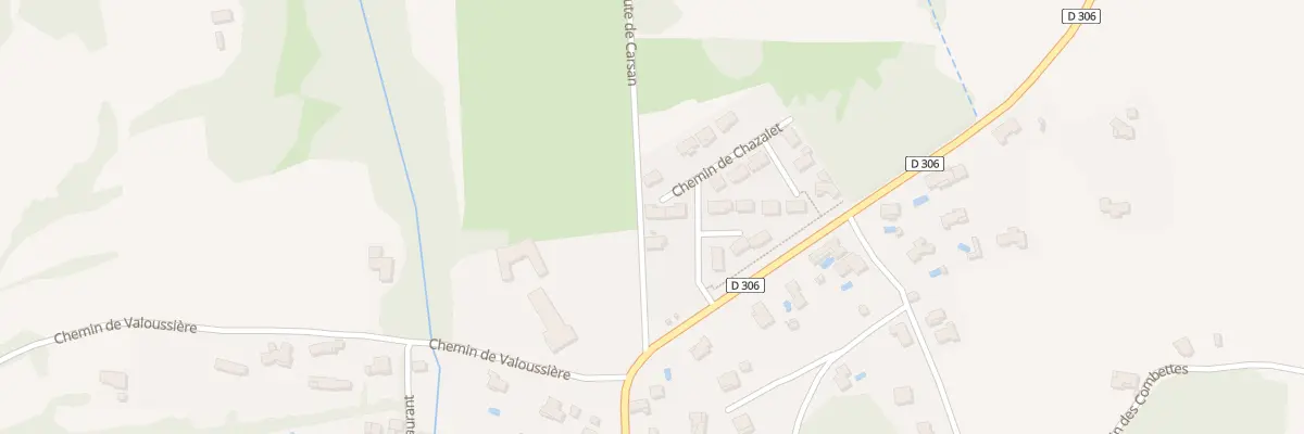 Plan du 89 Plaine de Chazalet à Carsan