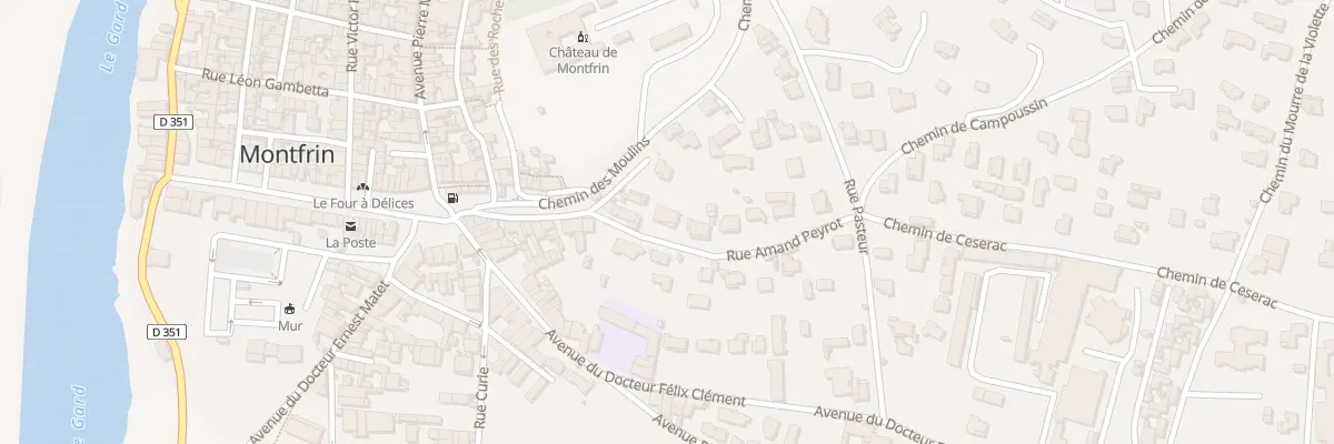 Plan du 9 Rue Amand Peyrot à Montfrin