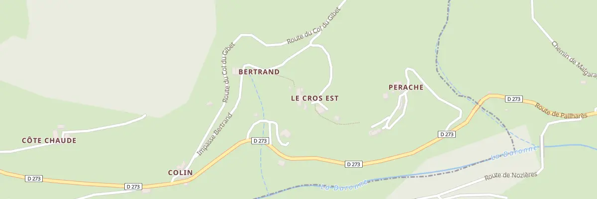 Plan du 170 Imp du Cros Est à Pailharès