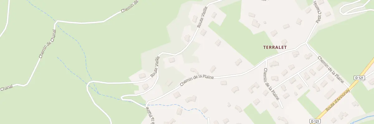 Plan du 5315 Terralet à Villevocance