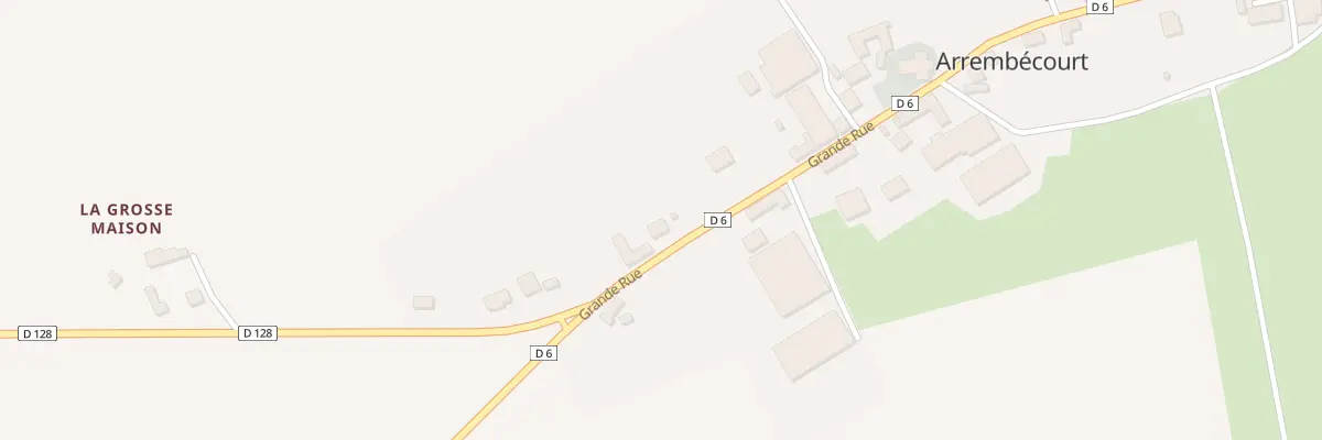 Plan du 1B Grande Rue à Arrembécourt