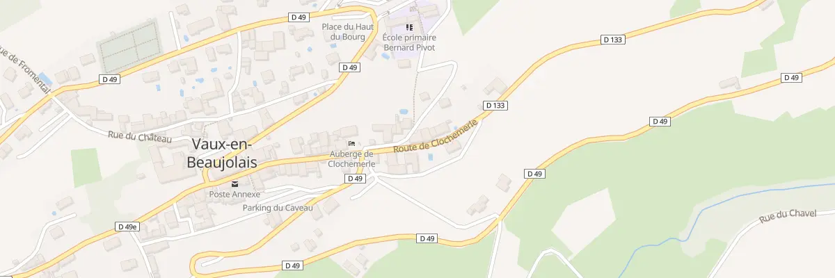 Plan du 67 Rte de Clochemerle à Vaux-en-Beaujolais