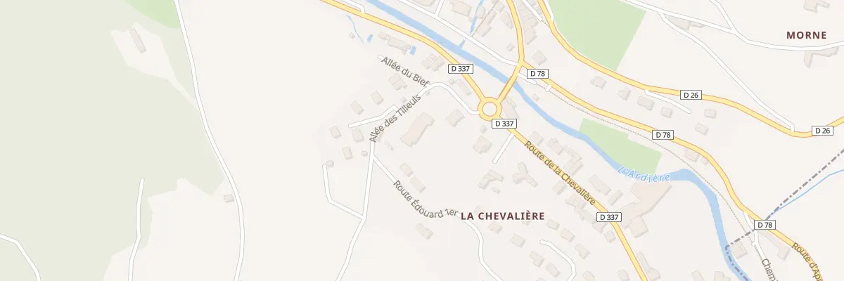 Plan du 133 Rue des Tilleuls à Beaujeu
