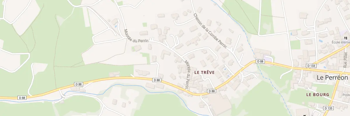 Plan du 5103 Le Treve au Perréon