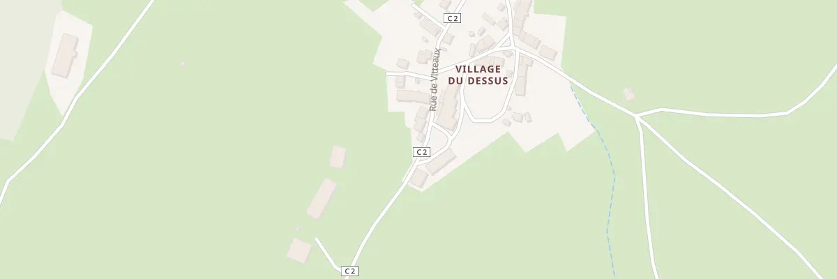 Plan du 12 Rue de Vitteaux à Villeberny