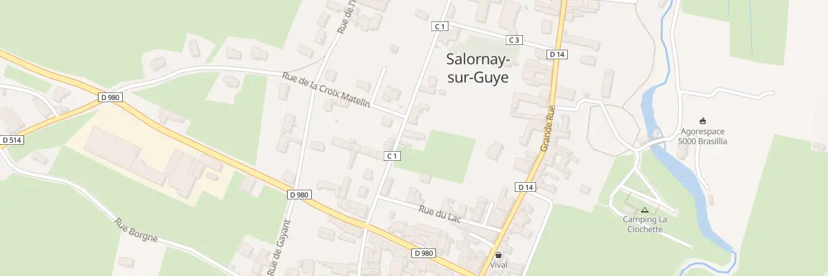 Plan du 6 Rue de Chatille à Salornay-sur-Guye