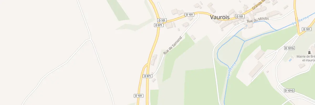 Plan du 4B Rte de Dijon à Brémur-et-Vaurois