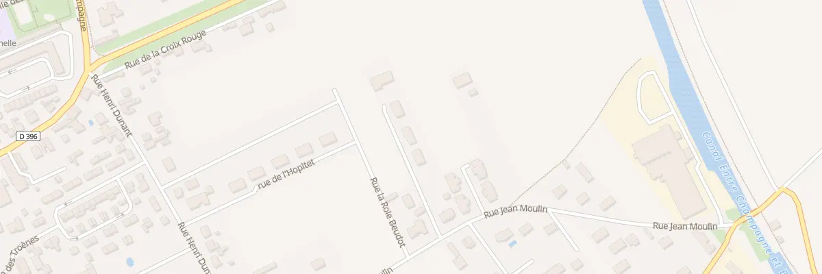 Plan du 100B Rue Jean Moulin à Frignicourt
