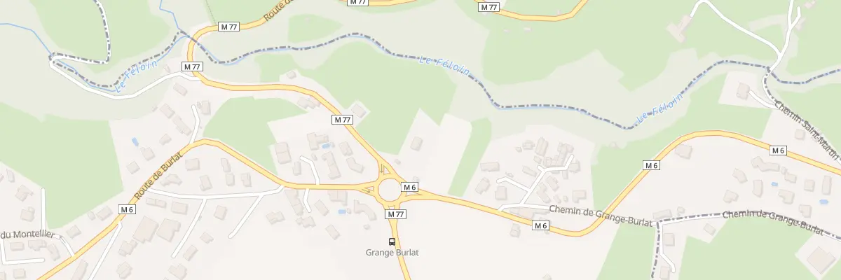 Plan du 602B Rte de Burlat à Genilac
