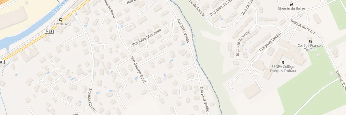 Plan du 15 Rue George Sand à Lorette