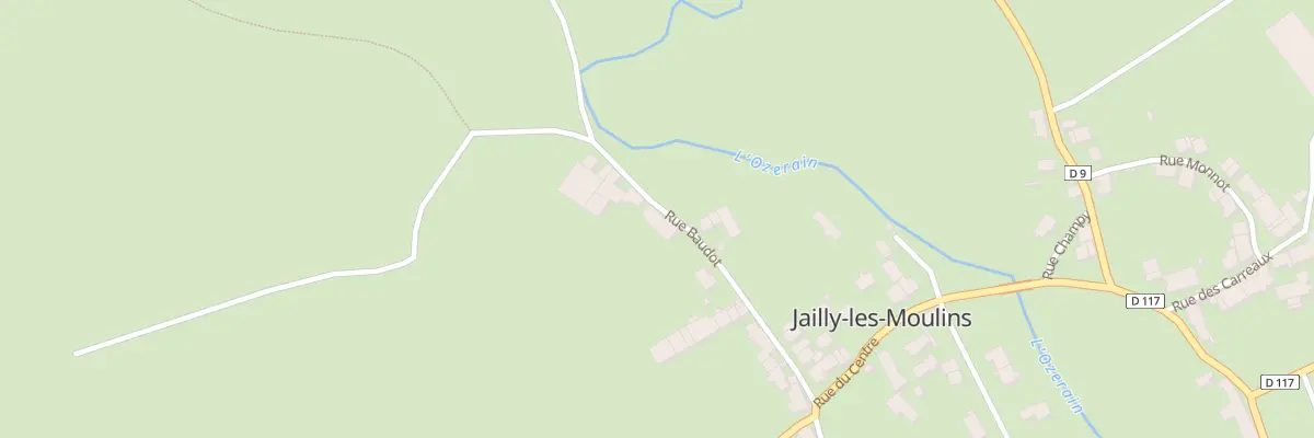 Plan du 10 Rue Baudot à Jailly-les-Moulins