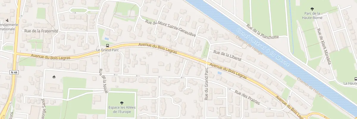Plan du 42 Rue du Petit Parc à Vitry-le-François