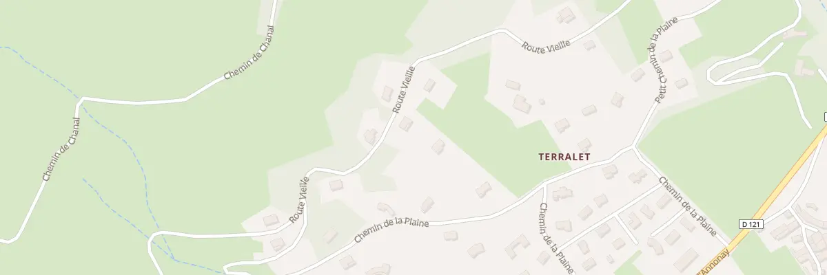 Plan du 5341 Terralet à Villevocance