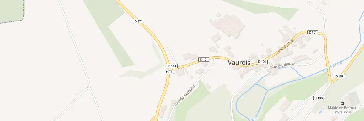 Plan du 19 Grande Rue à Vaurois à Brémur-et-Vaurois