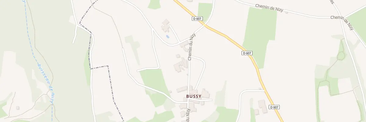 Plan du 5294 Bussy à Theizé