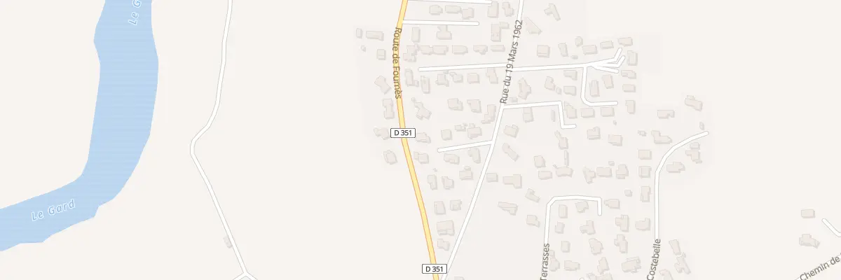 Plan du 6110 Rue du 19 Mars 1962 à Montfrin