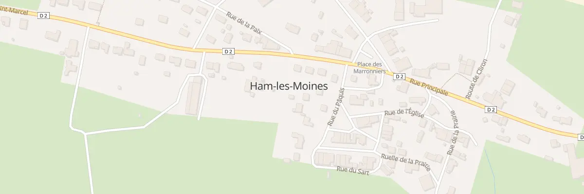 Plan du 3 Rue du Paquis à Ham-les-Moines