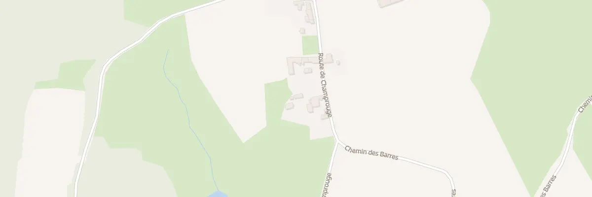 Plan du 532 Rte de Champrouge à Mazille