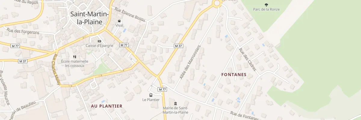Plan du 9 All des Marronniers à Saint-Martin-la-Plaine