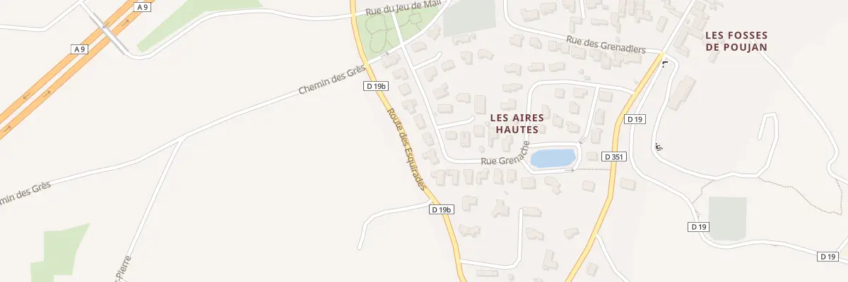 Plan du 6 Rue Grenache à Fournès