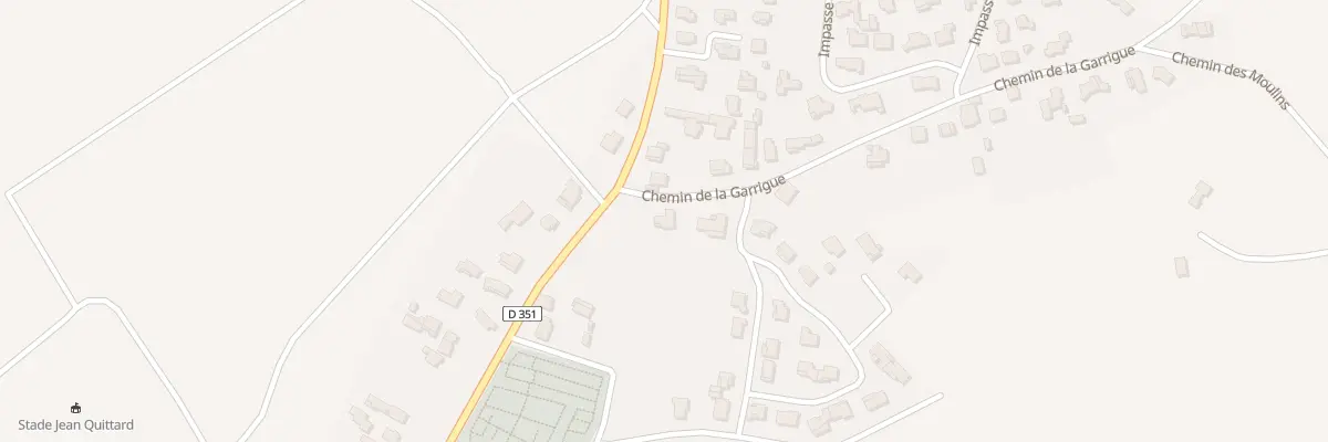 Plan du 5802 Che de la Garrigue à Montfrin