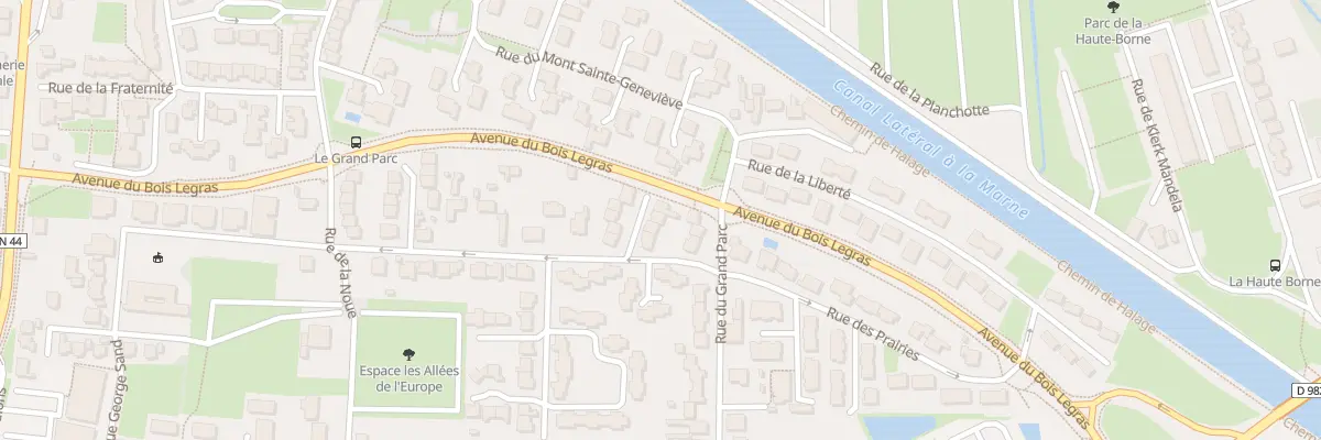 Plan du 46 Rue du Petit Parc à Vitry-le-François