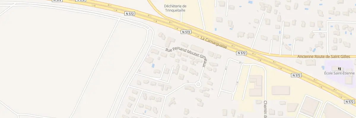 Plan du 8 Rue Fernand Moutet Gimeaux à Arles