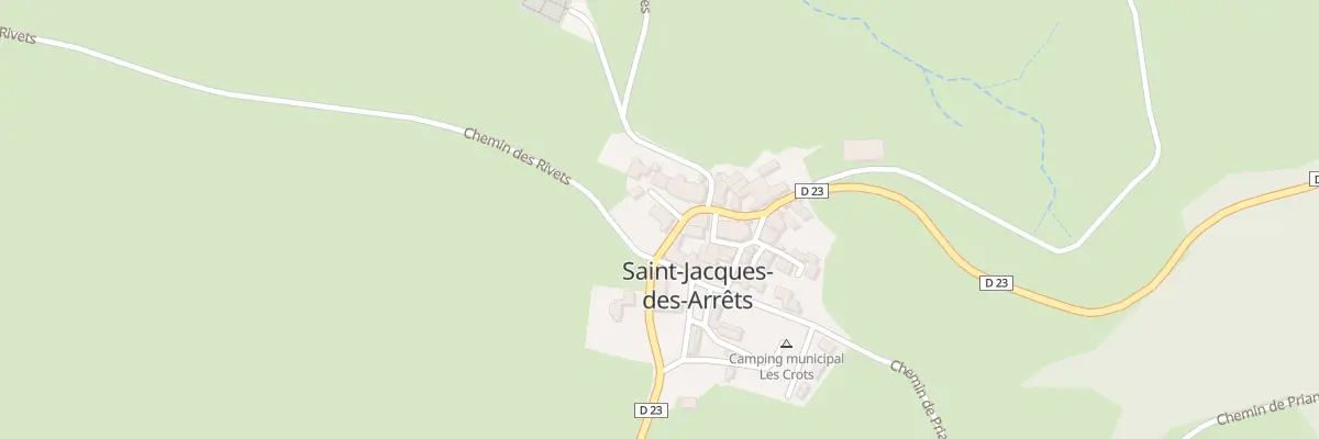 Plan du 195 Rte de Compostelle à Deux-Grosnes