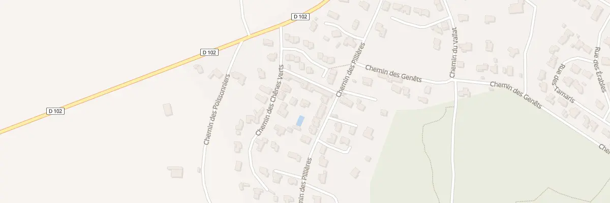 Plan du 5526 Che des Pillieres à Comps
