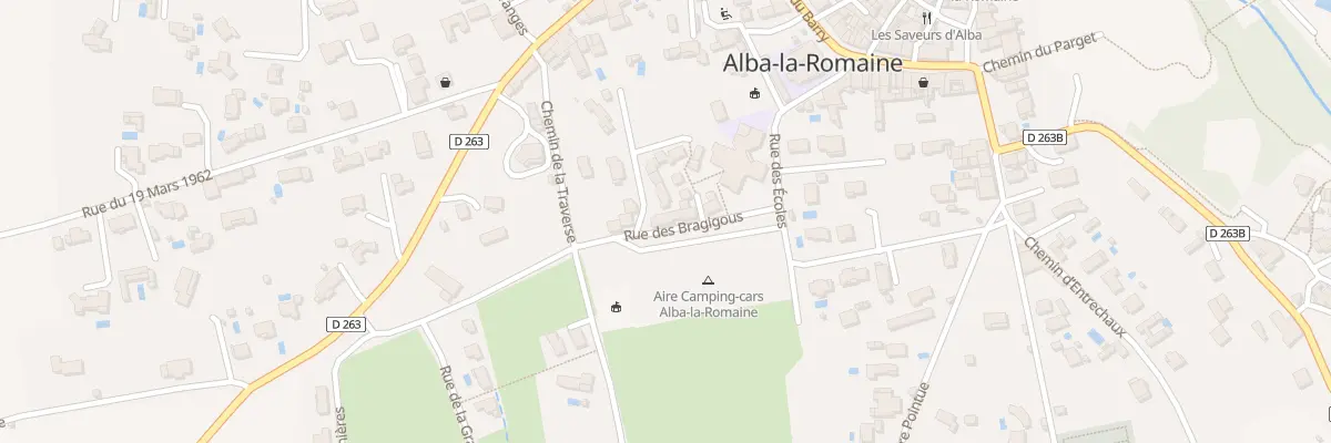 Plan du 14 All des Bragigous à Alba-la-Romaine