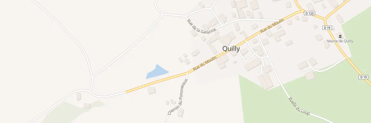 Plan du 10 Rue du Moulin à Quilly