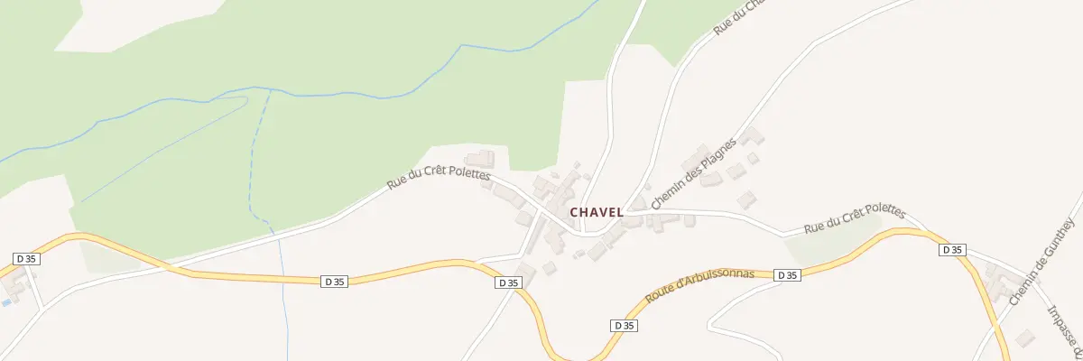 Plan du 351 Rue du Crêt Polettes à Vaux-en-Beaujolais