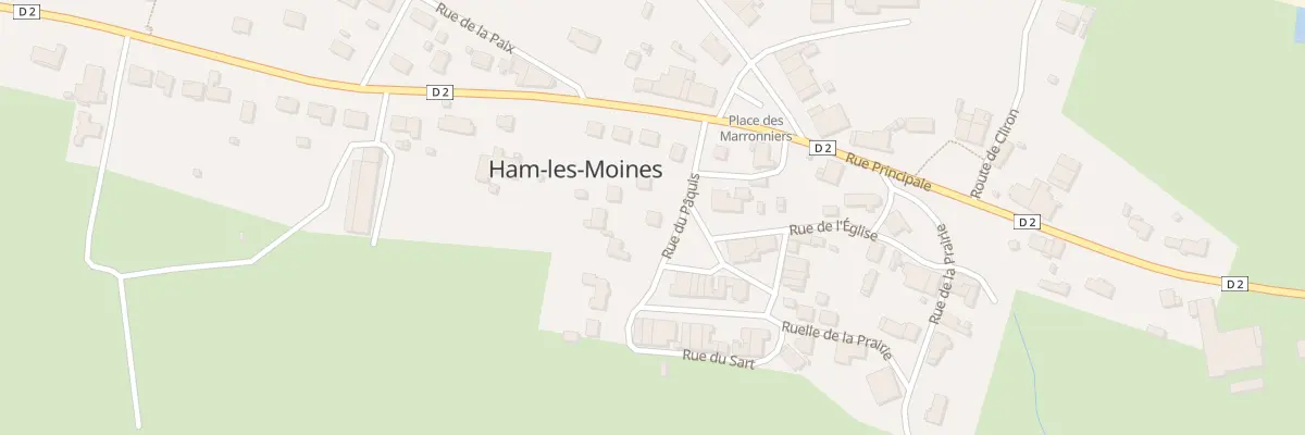 Plan du 5 Rue du Paquis à Ham-les-Moines