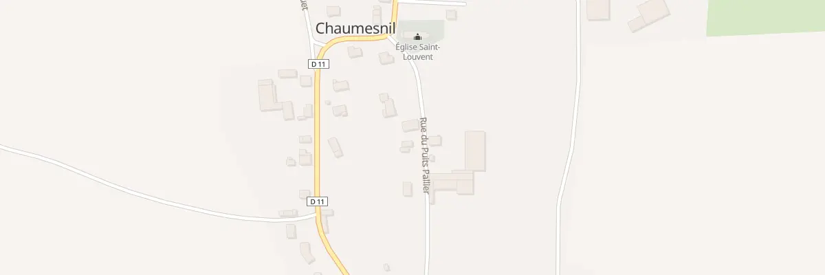 Plan du 7 Rue du Puit Pailley à Chaumesnil