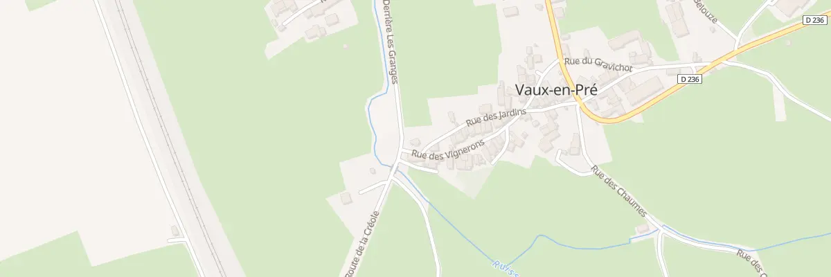 Plan du 14 Rue des Jardins à Vaux-en-Pré