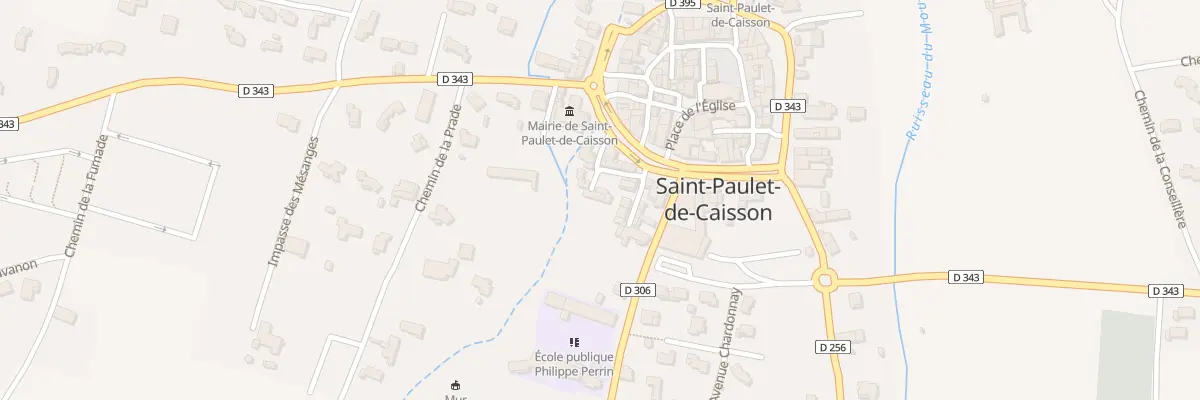 Plan du 4 Rue Tranquille à Saint-Paulet-de-Caisson