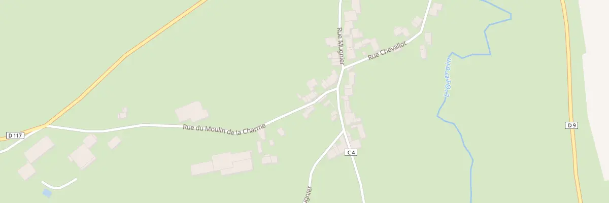 Plan du 11 Rue du Moulin de la Charme à Jailly-les-Moulins
