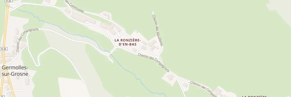 Plan du 5015 La Ronziere d’En Bas à Germolles-sur-Grosne