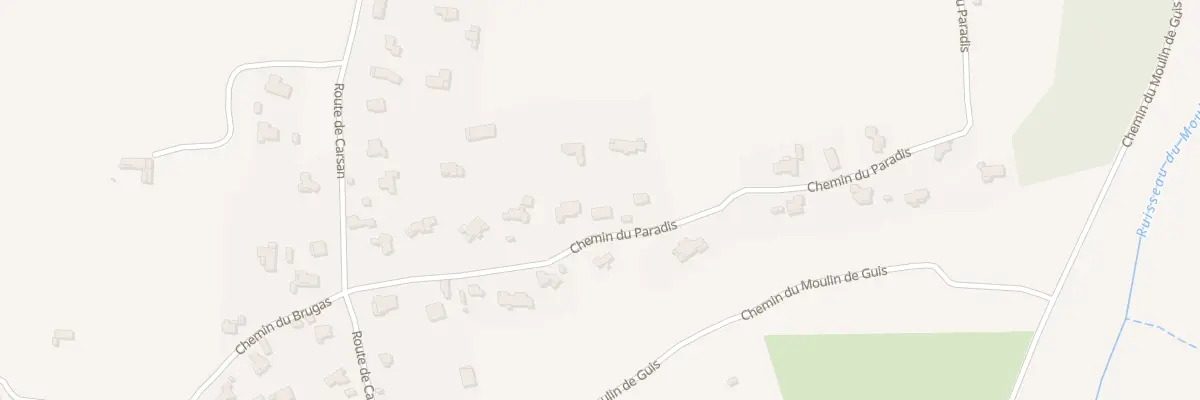 Plan du 924 Che du Paradis à Saint-Paulet-de-Caisson