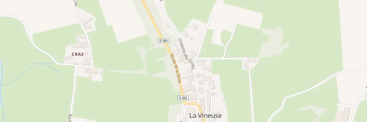 Plan du 5032 La Vineuse à La Vineuse sur Fregande