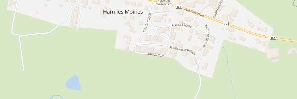 Plan du 7 Rue du Sart à Ham-les-Moines