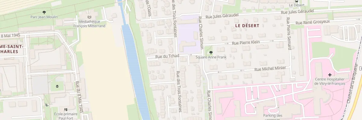 Plan du 17 Rue du Tchad à Vitry-le-François